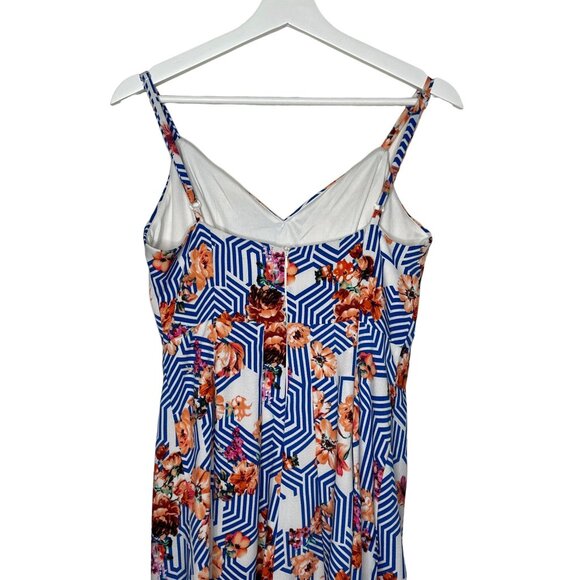 Anna Grace Dress Womens Medium Mini Sundress Floral Boho Cottage Summer Casual - Picture 8 of 12
